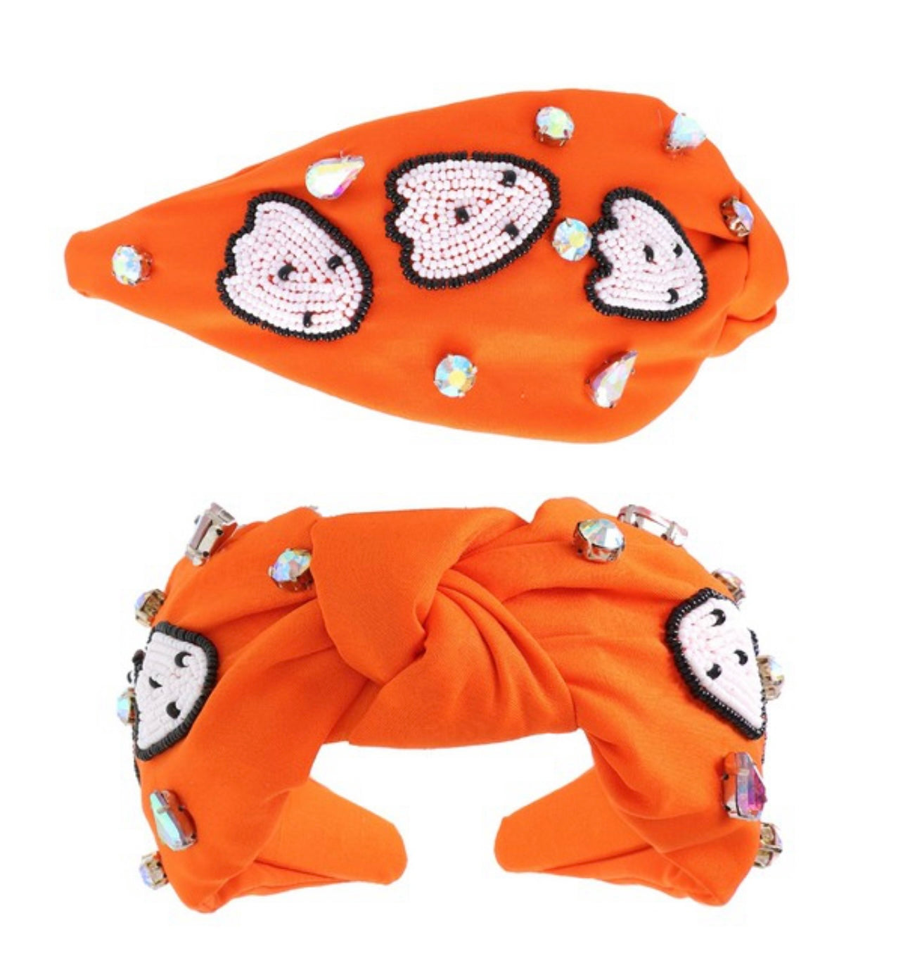 ghost Halloween knotted headband