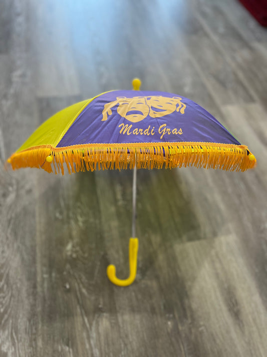 Mardi Gras Umbrella with Fringe