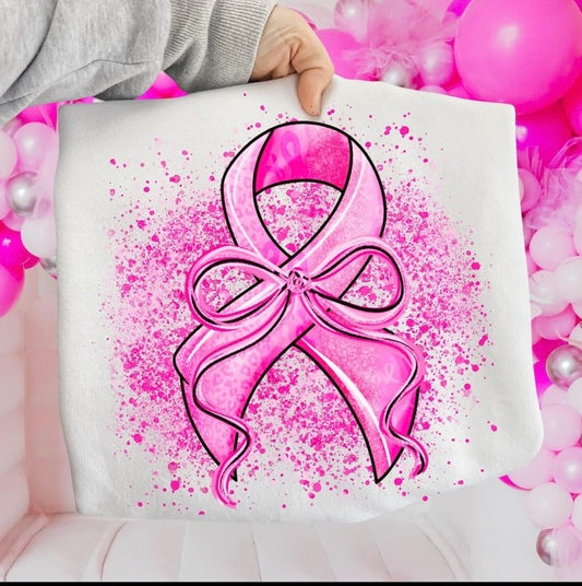 ONLINE ONLY Breast cancer awareness ribbon tee