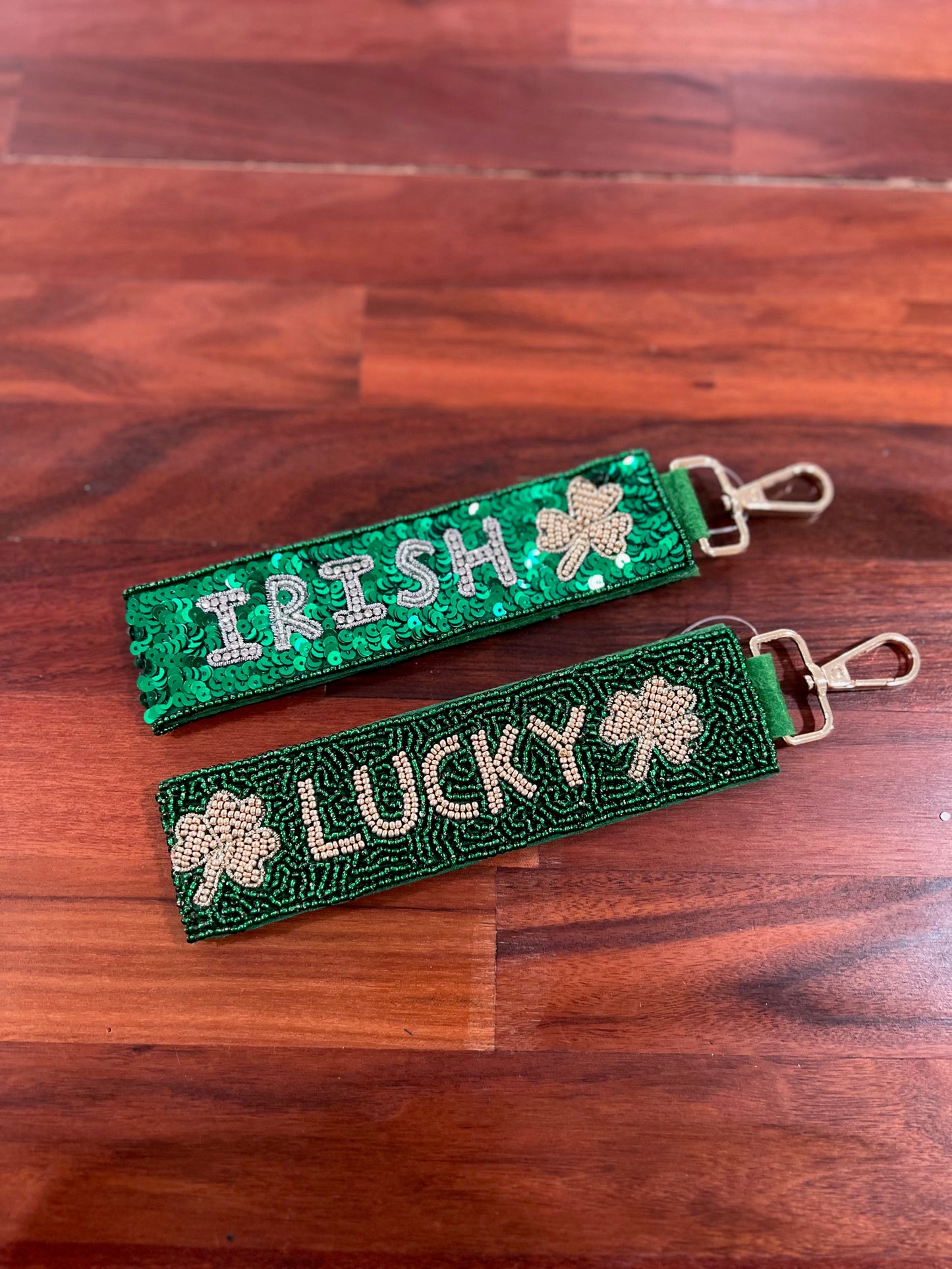 St. Patrick's Day Shamrock keychains