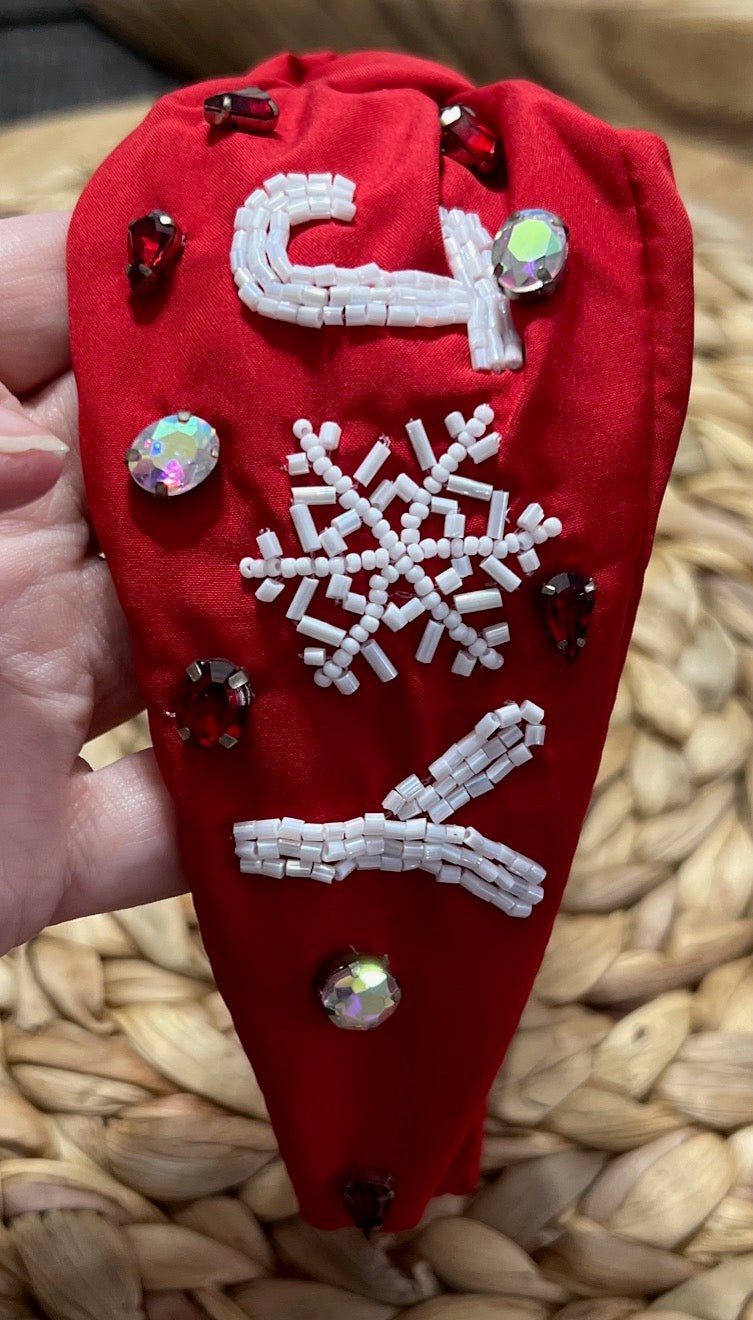 JOY Christmas headband