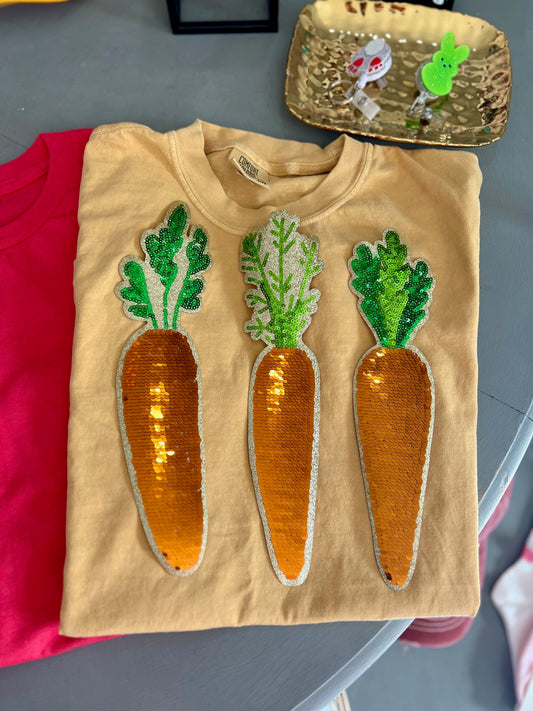 Sequin Carrots T-shirt | Pick your own Tee