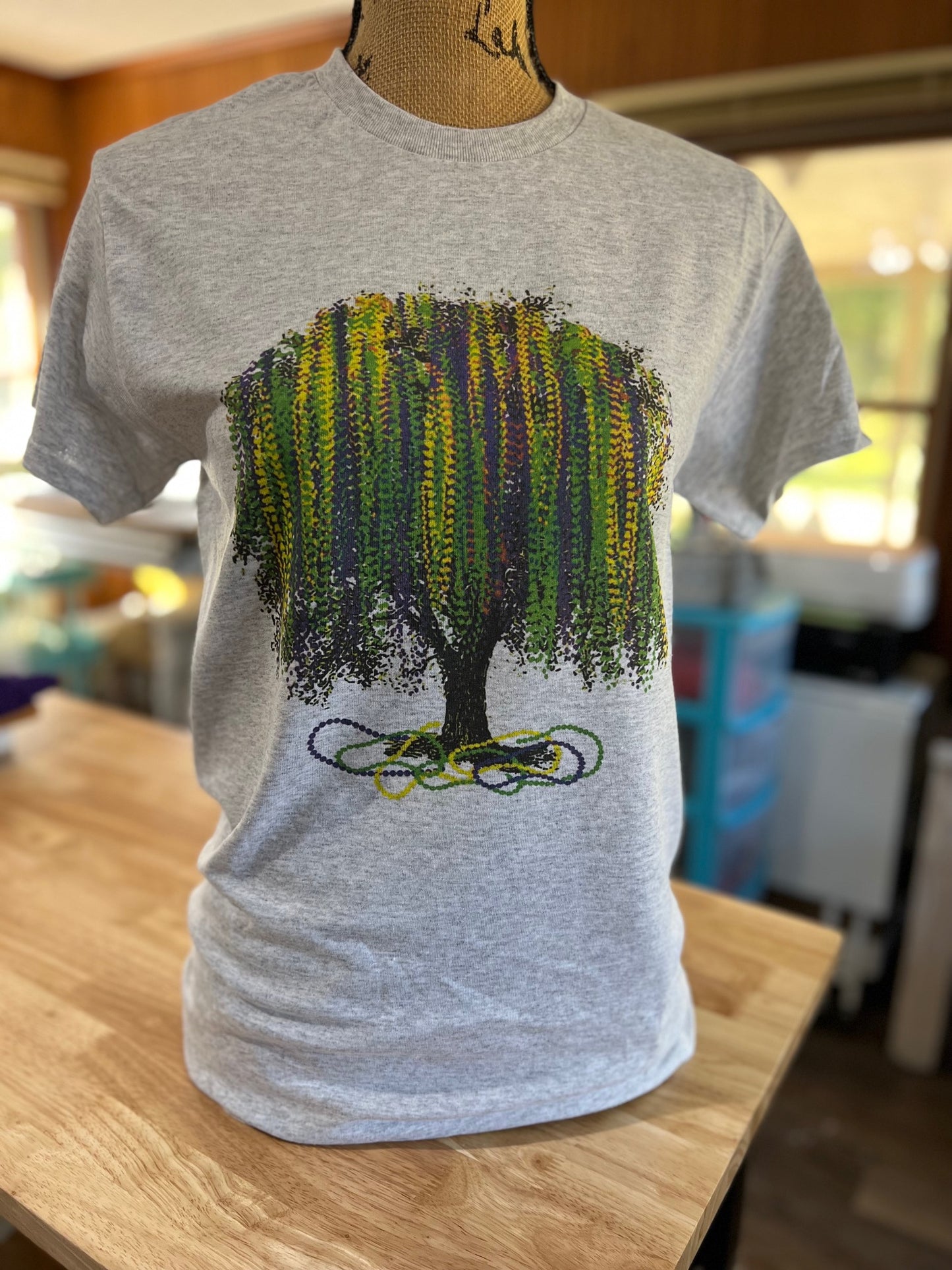 Mardi Gras Bead Tree T-shirt