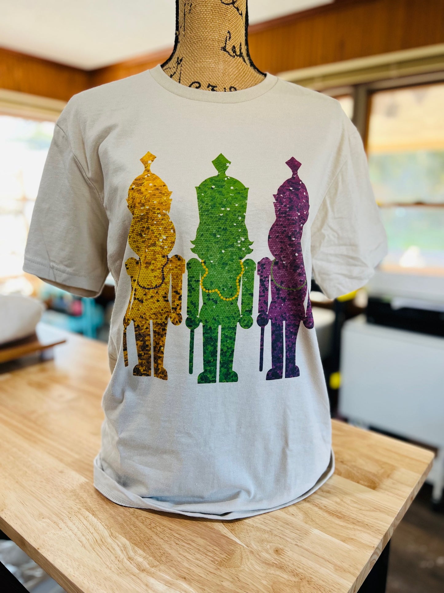 Mardi Gras Nutcracker t-shirt (Printed)