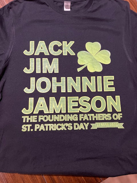 Men's founding Fathers/St. Patrick's Day t-shirt