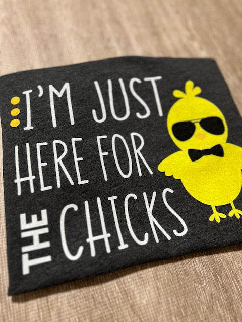 I'm Here for the Chicks kids t-shirt