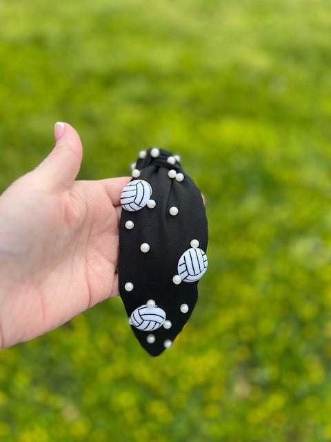 Volleyball knotted headband