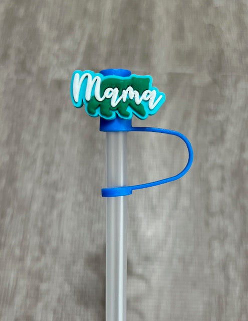 MOM life Straw toppers/Mama Bear/Sunflower