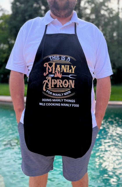 Manly Apron | Father's Day | Birthday | Gift Ideas