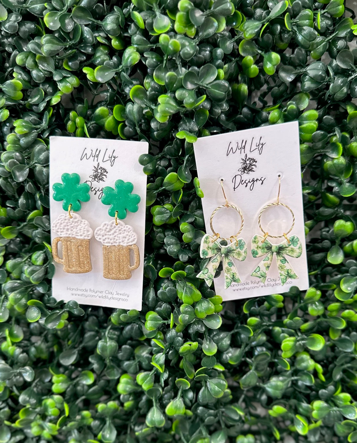 Wild Lily St. Patrick's Days Earrings