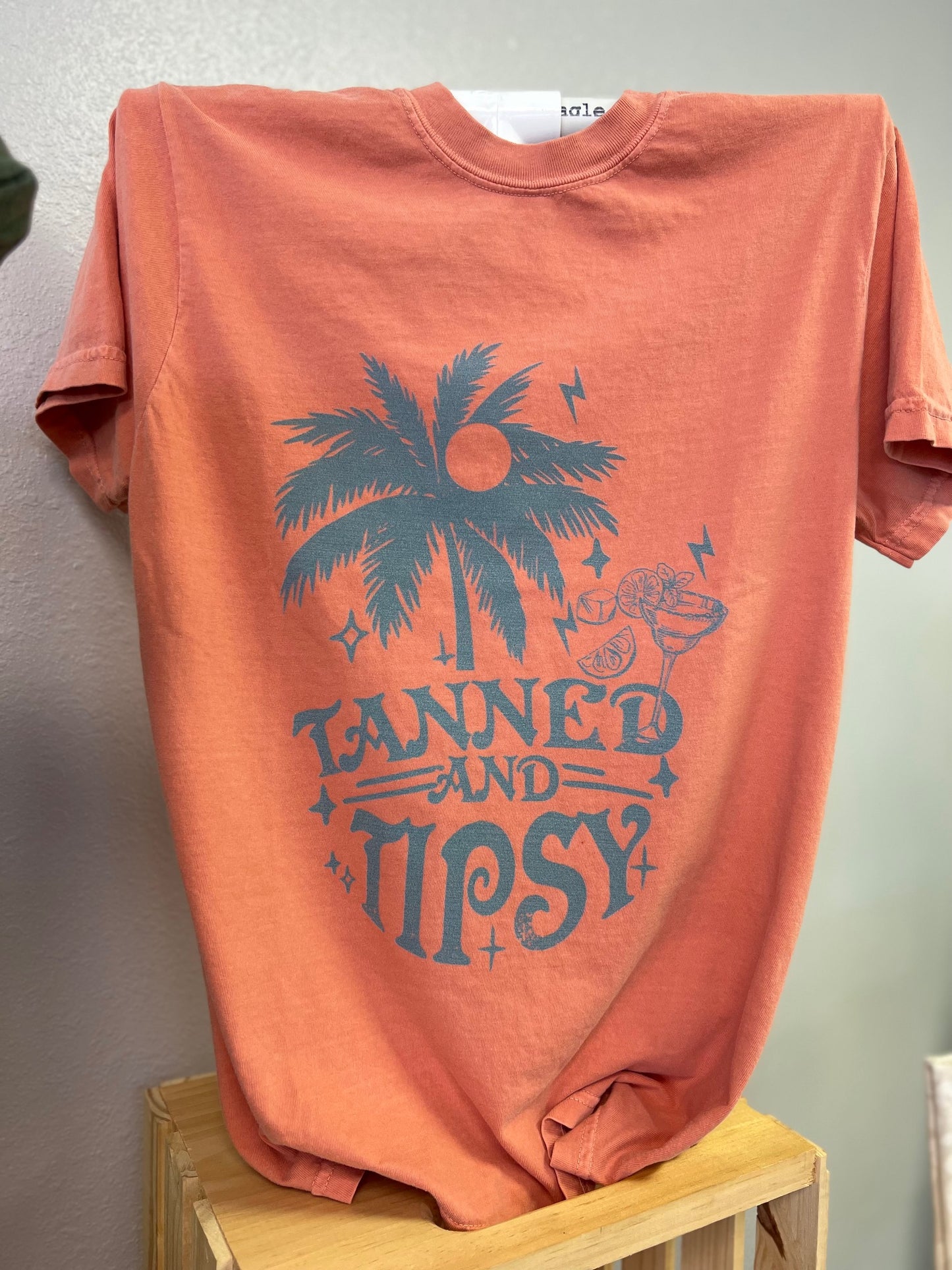 Tanned and Tipsy Comfort Color T-shirt