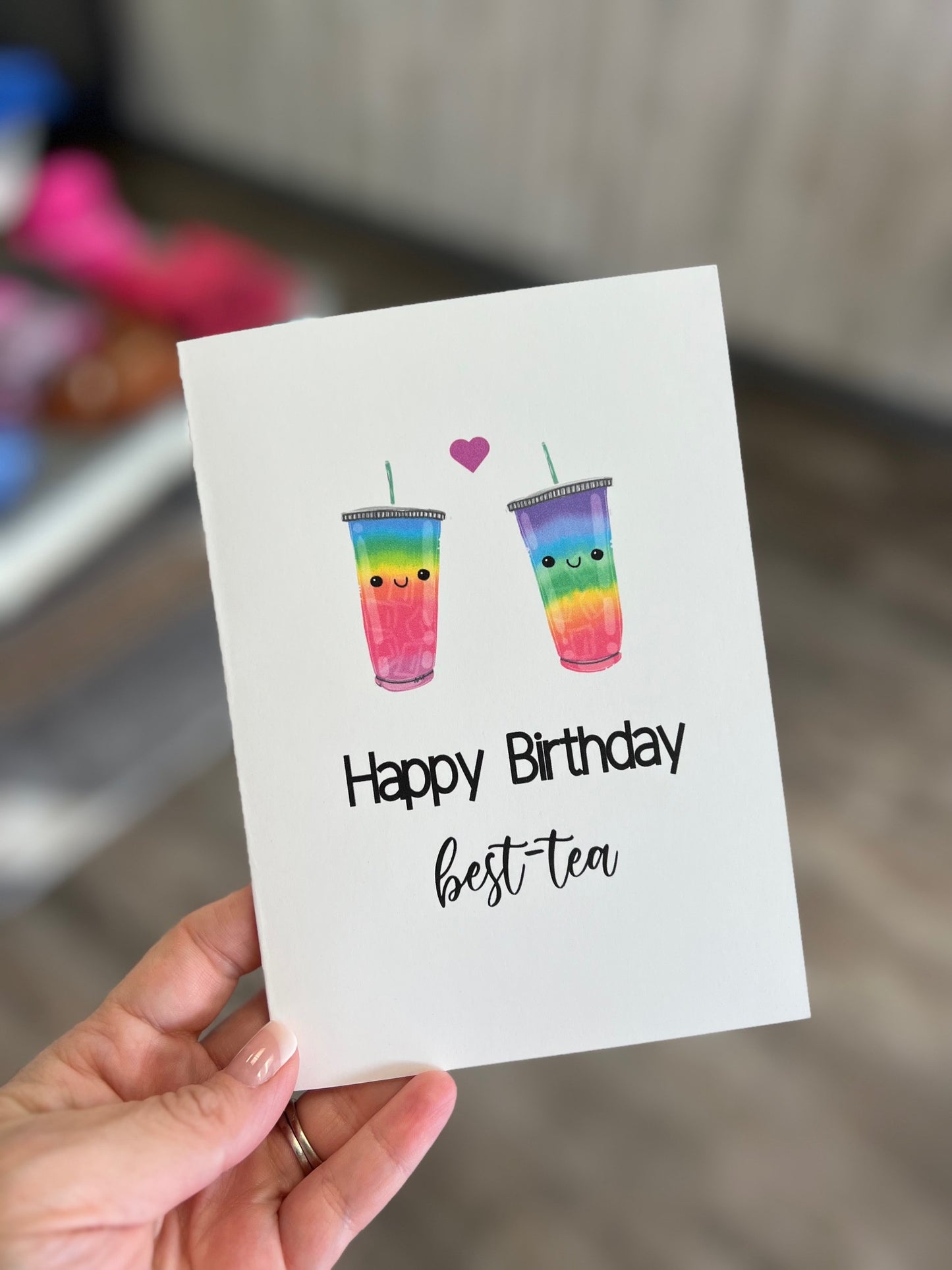 Happy Birthday Best-tea Birthday Card | Loaded tea junkie | Humor