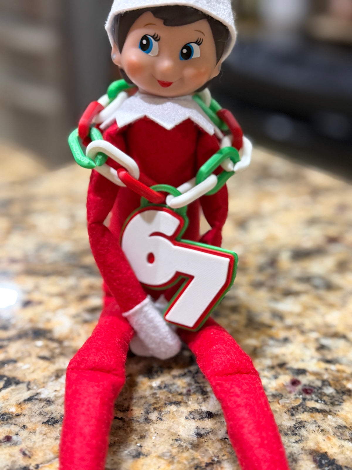 Elf on the Shelf 67 Hype chain