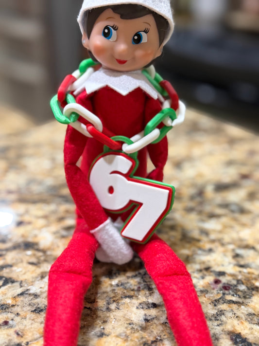 Elf on the Shelf 67 Hype chain