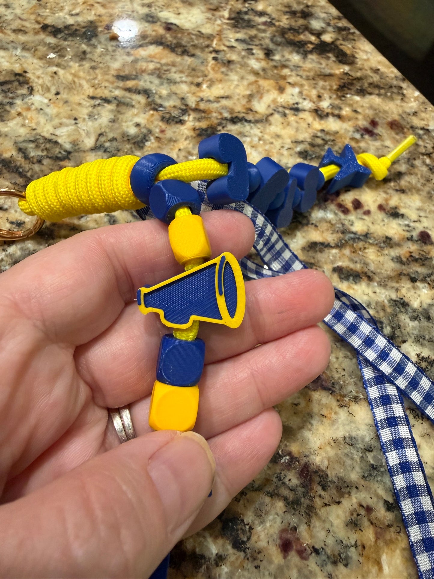 PRE-MADE School Paracord Keychains