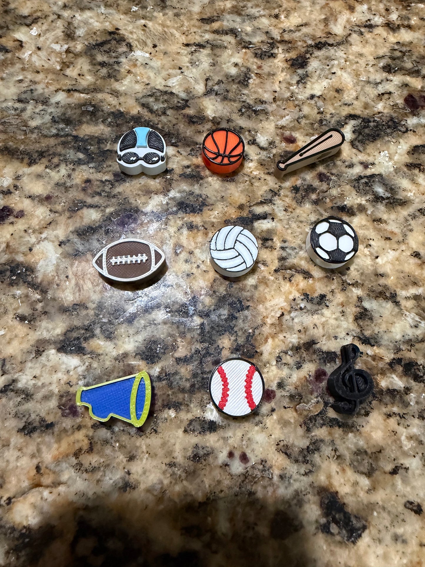 PRE-MADE School Paracord Keychains