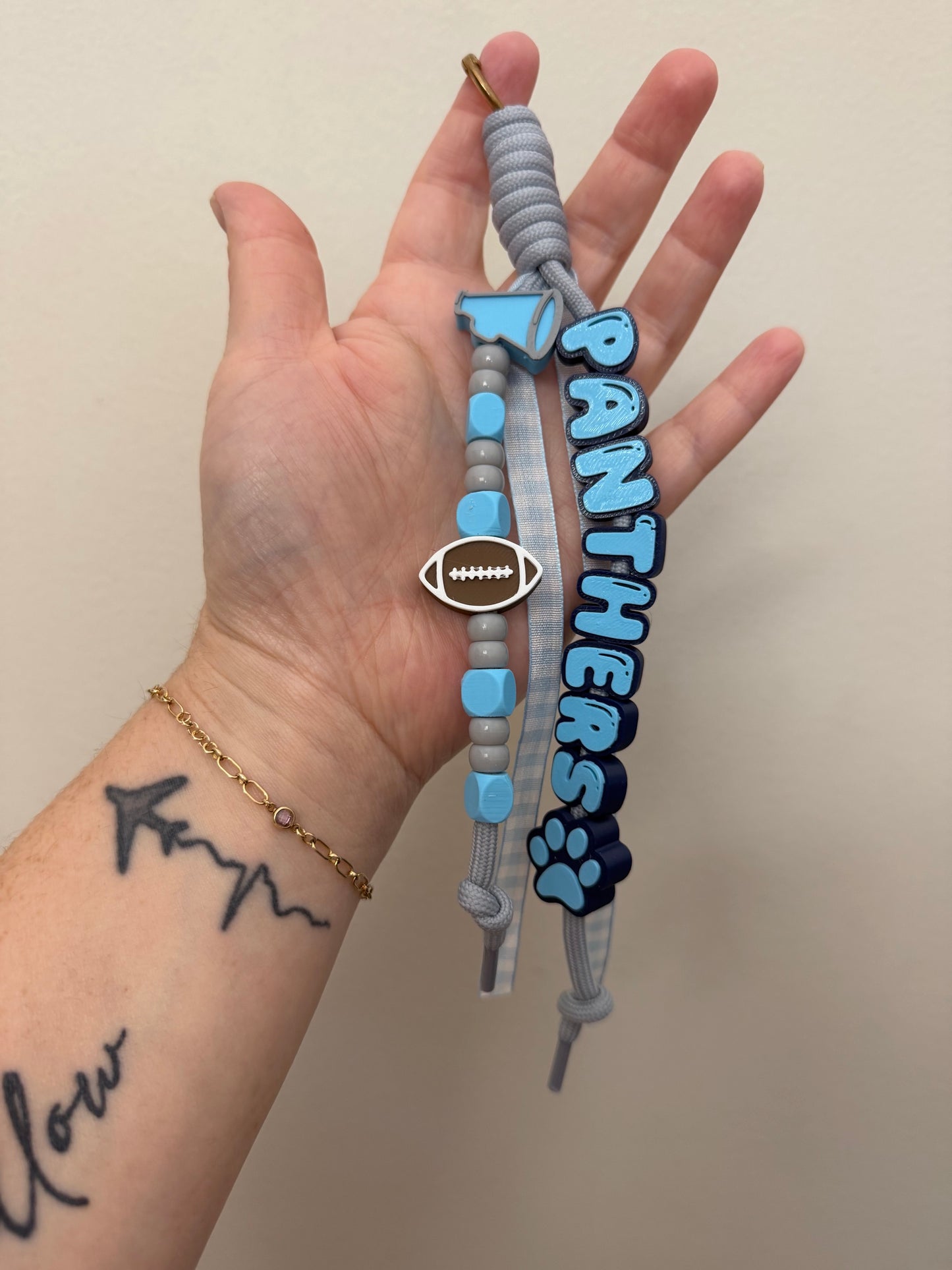 PRE-MADE School Paracord Keychains