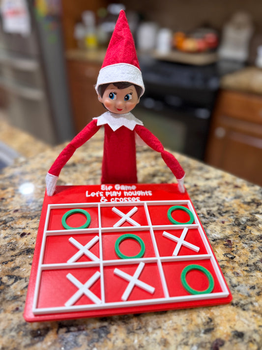 Elf on the Shelf Tic-Tac-Toe Game