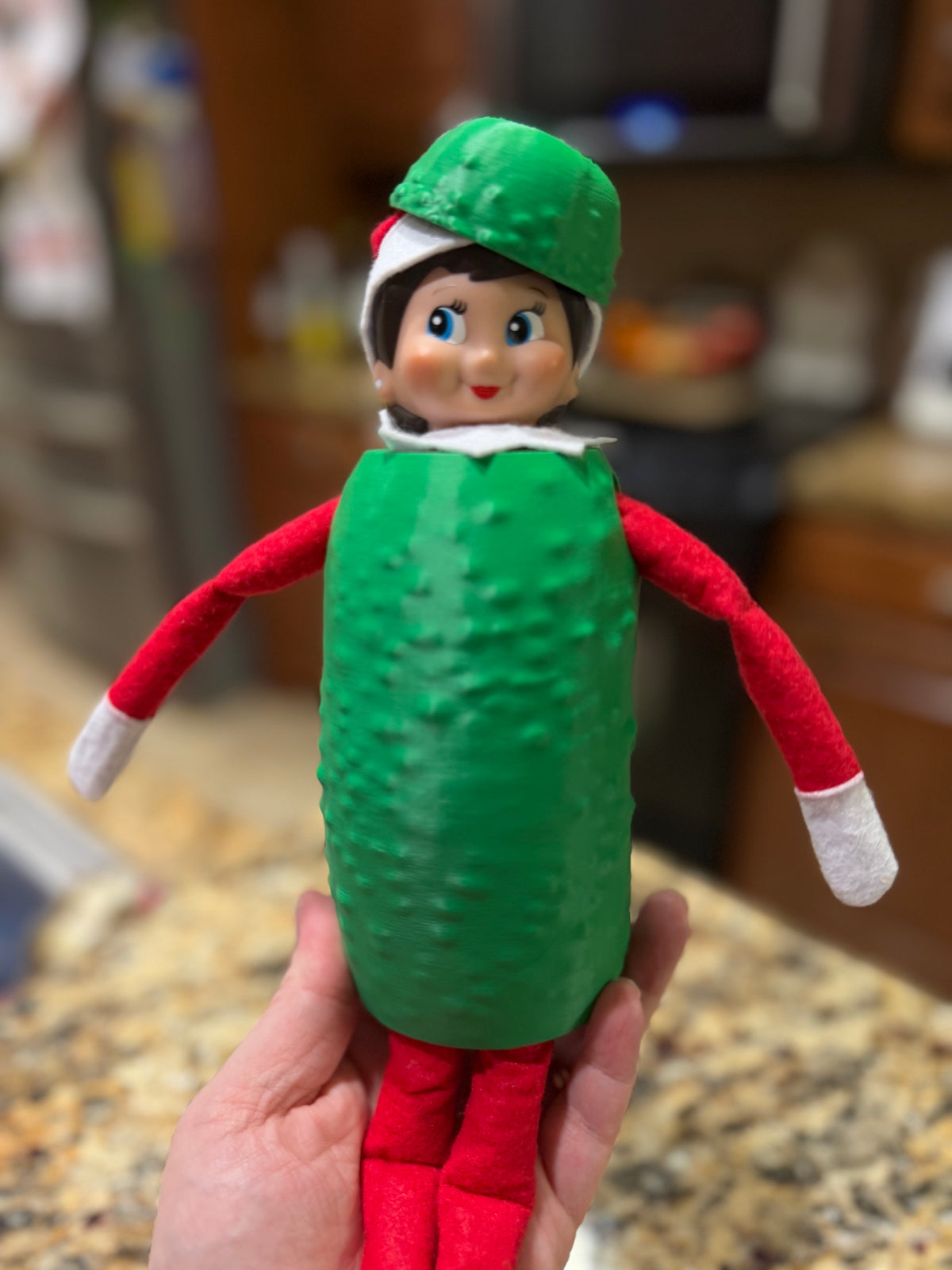 Pickle Costume for Elf on the Shelf