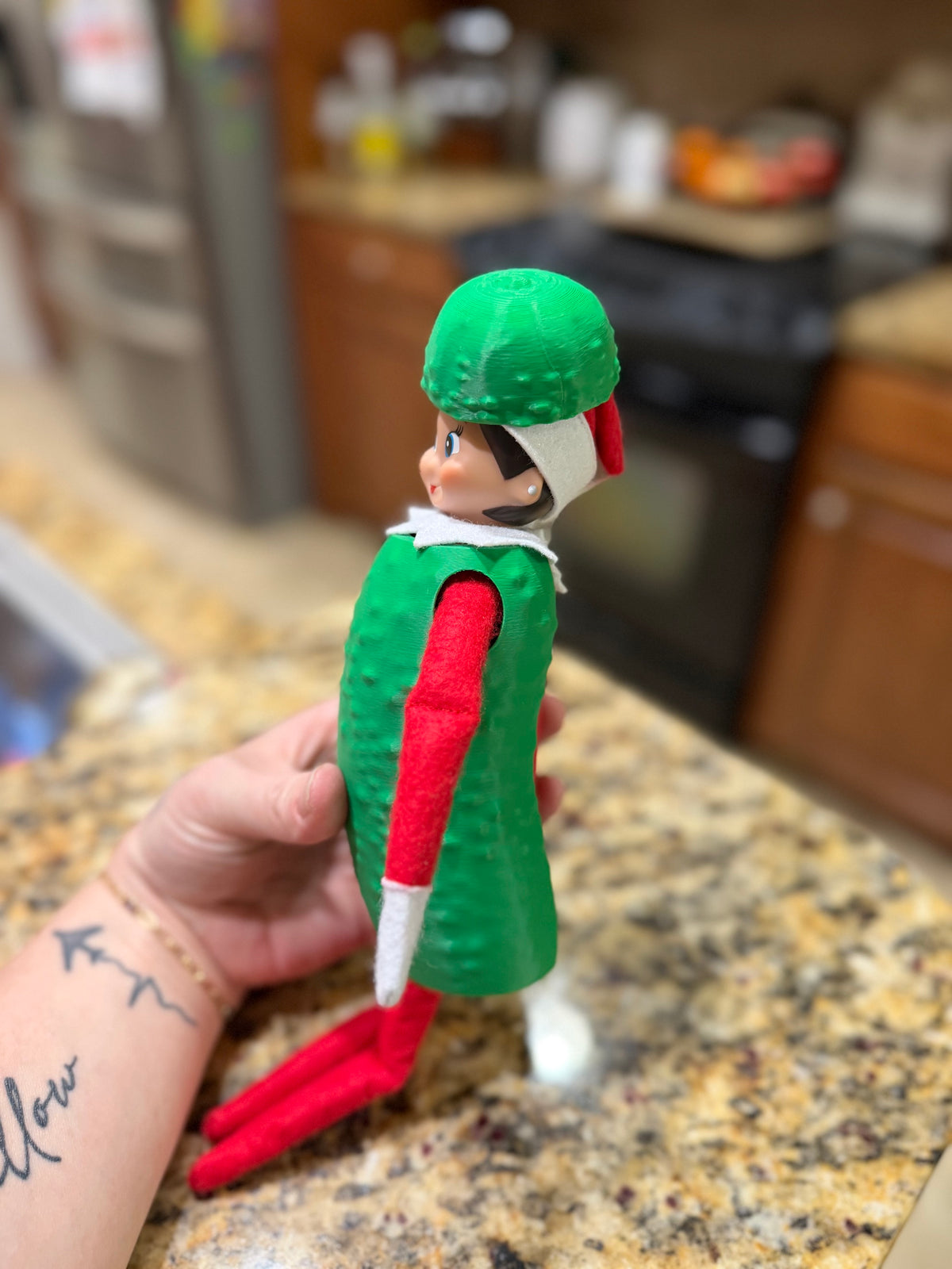 Pickle Costume for Elf on the Shelf