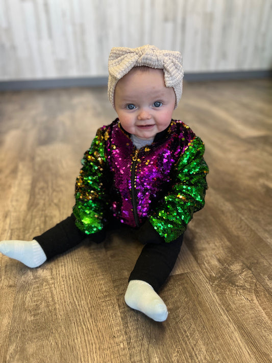 Kids Mardi Gras Sequin Jackets