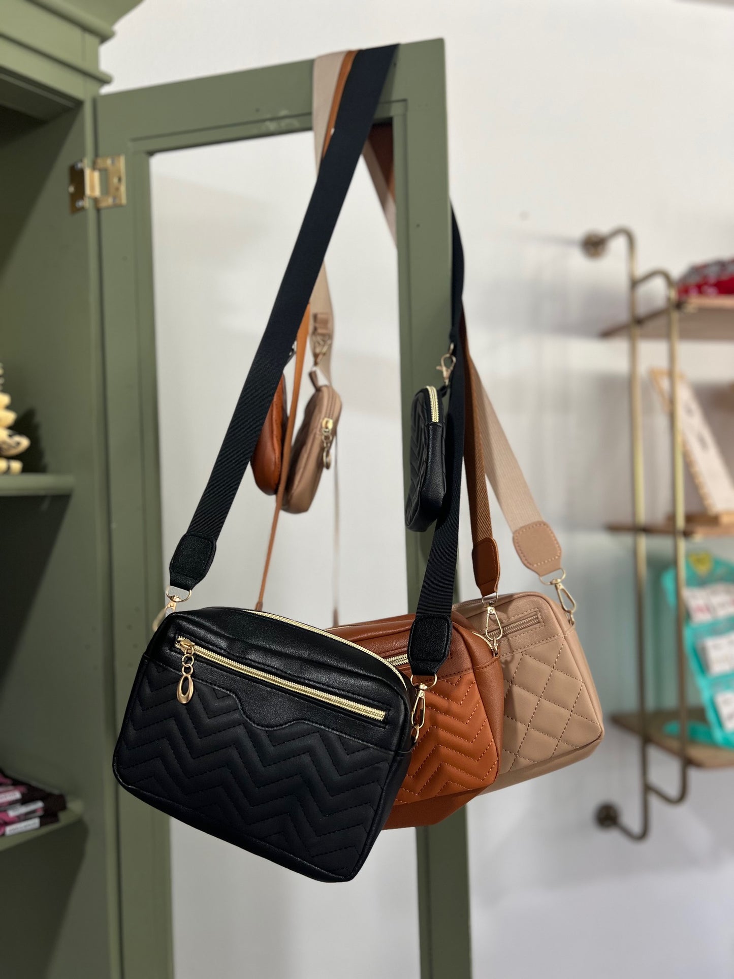 Quilted crossbody bag | shoulder bag | purse