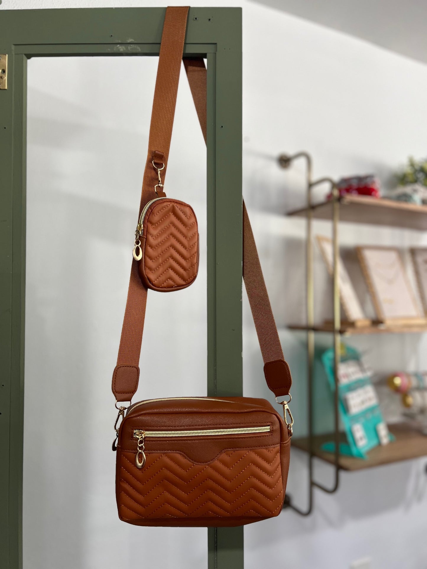 Quilted crossbody bag | shoulder bag | purse