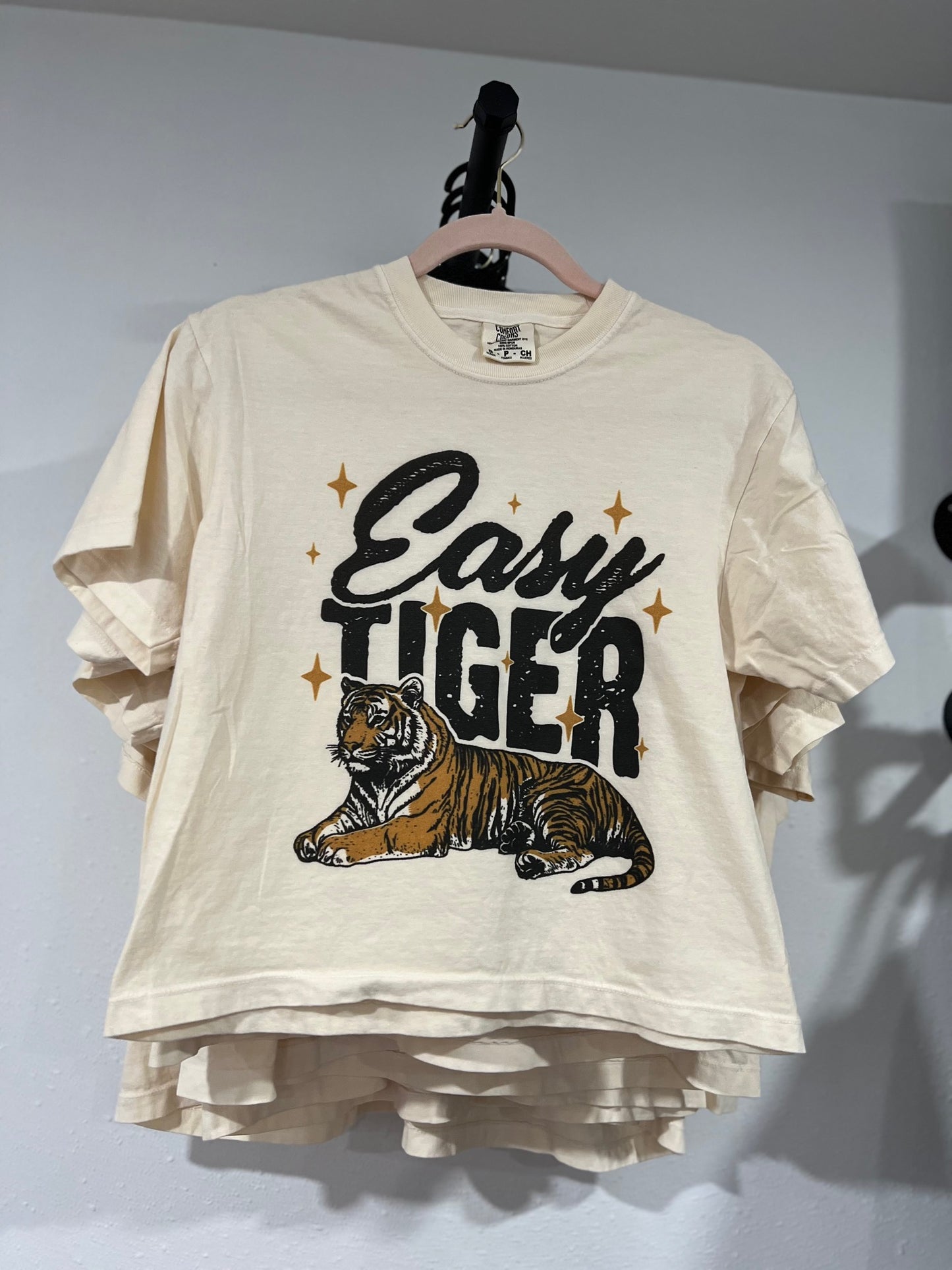 Easy Tiger Comfort Color Crop