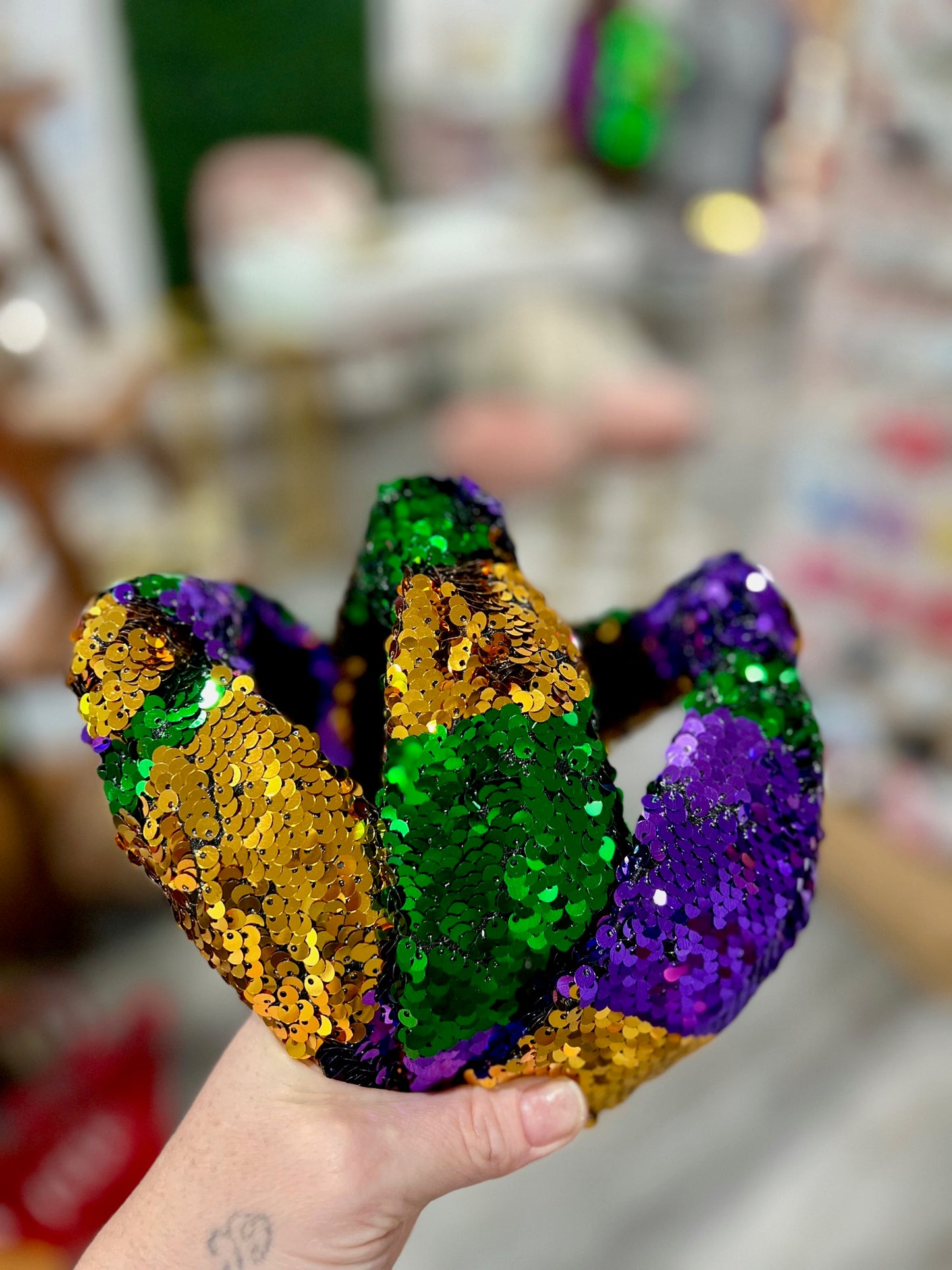 Mardi Gras Sequin Headband