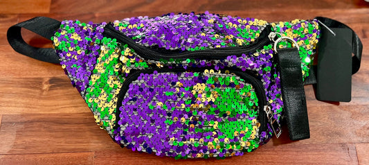 Mardi Gras Sequin Fanny Pack 