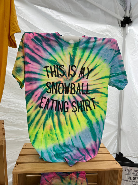 This is my snowball eating T-shirt