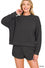 zenana sweatshirt and short set