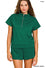 Zenana Scuba half zip set