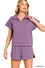 Zenana Scuba half zip set