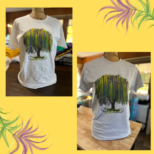 Mardi Gras Bead Tree T-shirt