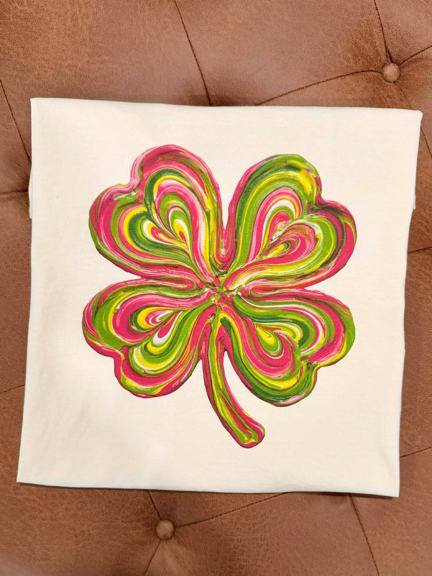 Pink and Green Clover