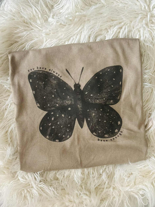 Black Butterfly Tee