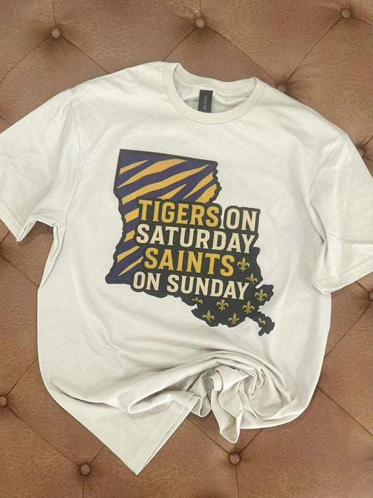 Tigers on Saturday, Saints on Sunday