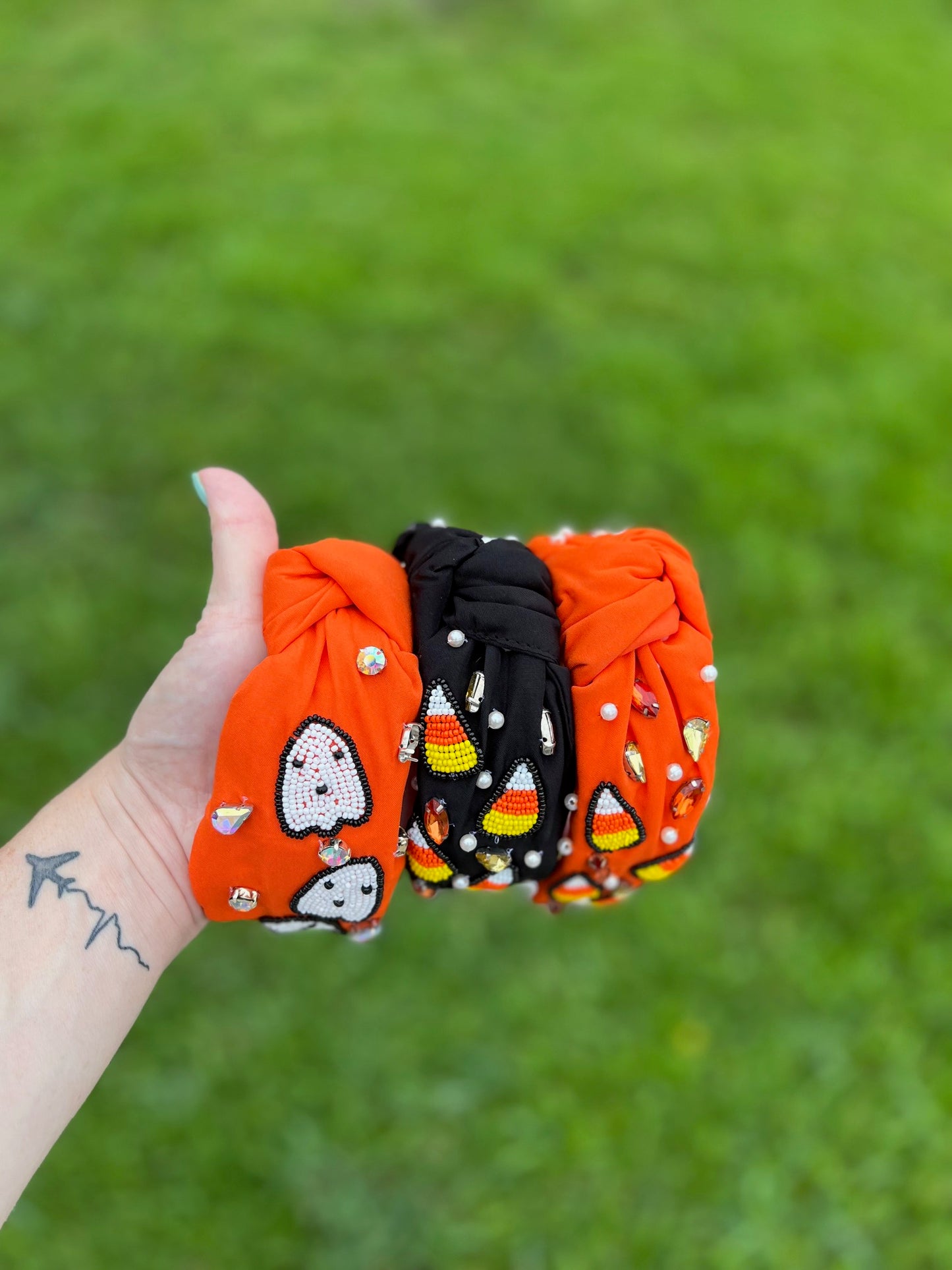 Halloween knot Headband