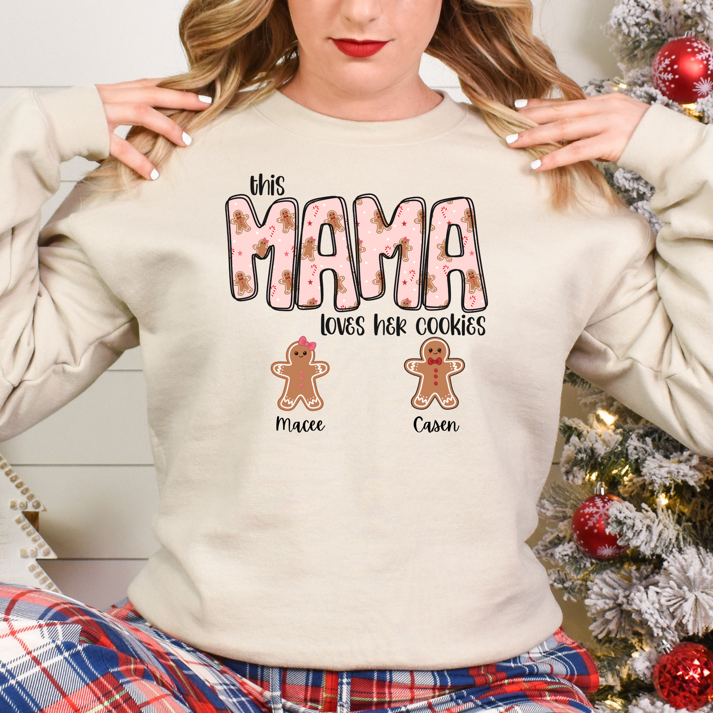 mama loves her cookies sweatshirt