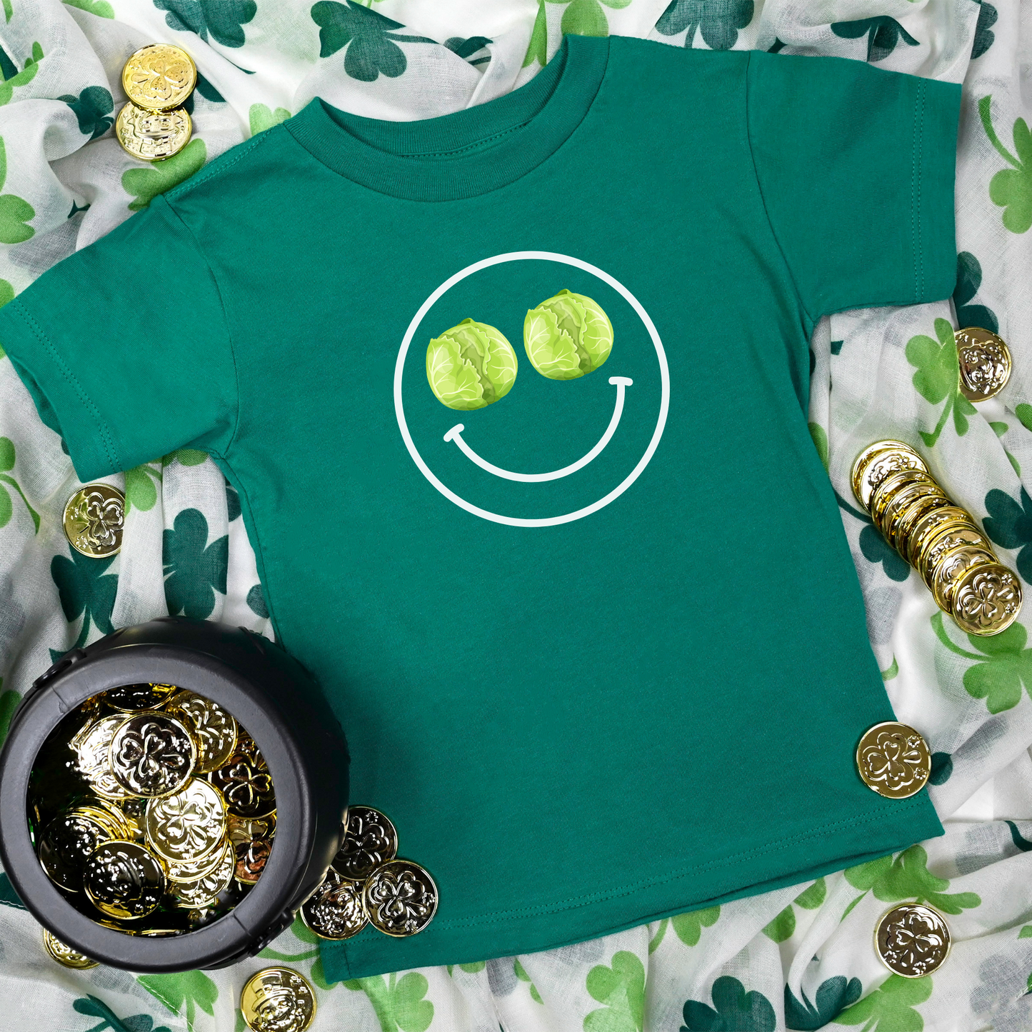 Kids Smilie Cabbage/St. Patrick's Day t-shirt