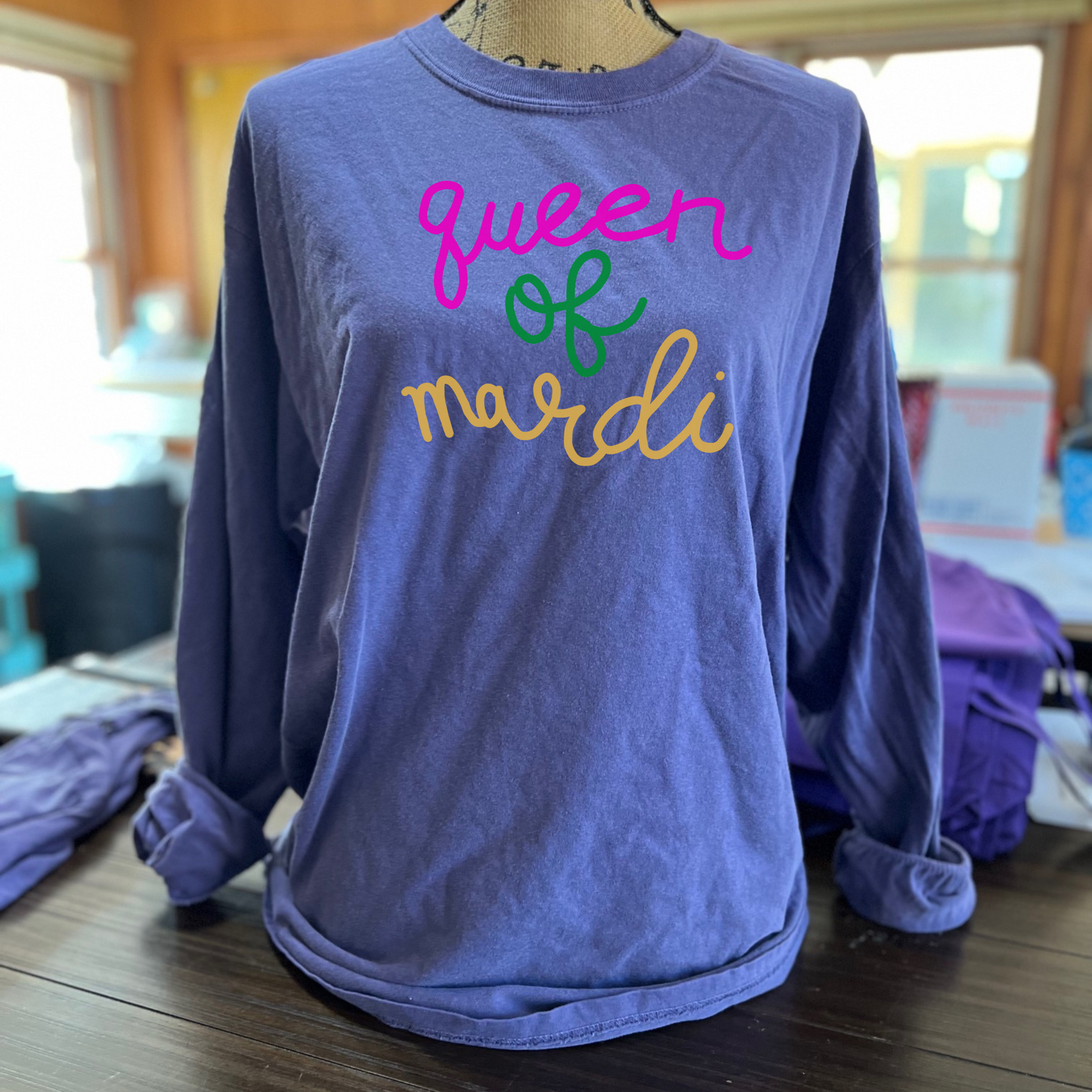 Mardi gras long sleeve T-shirts