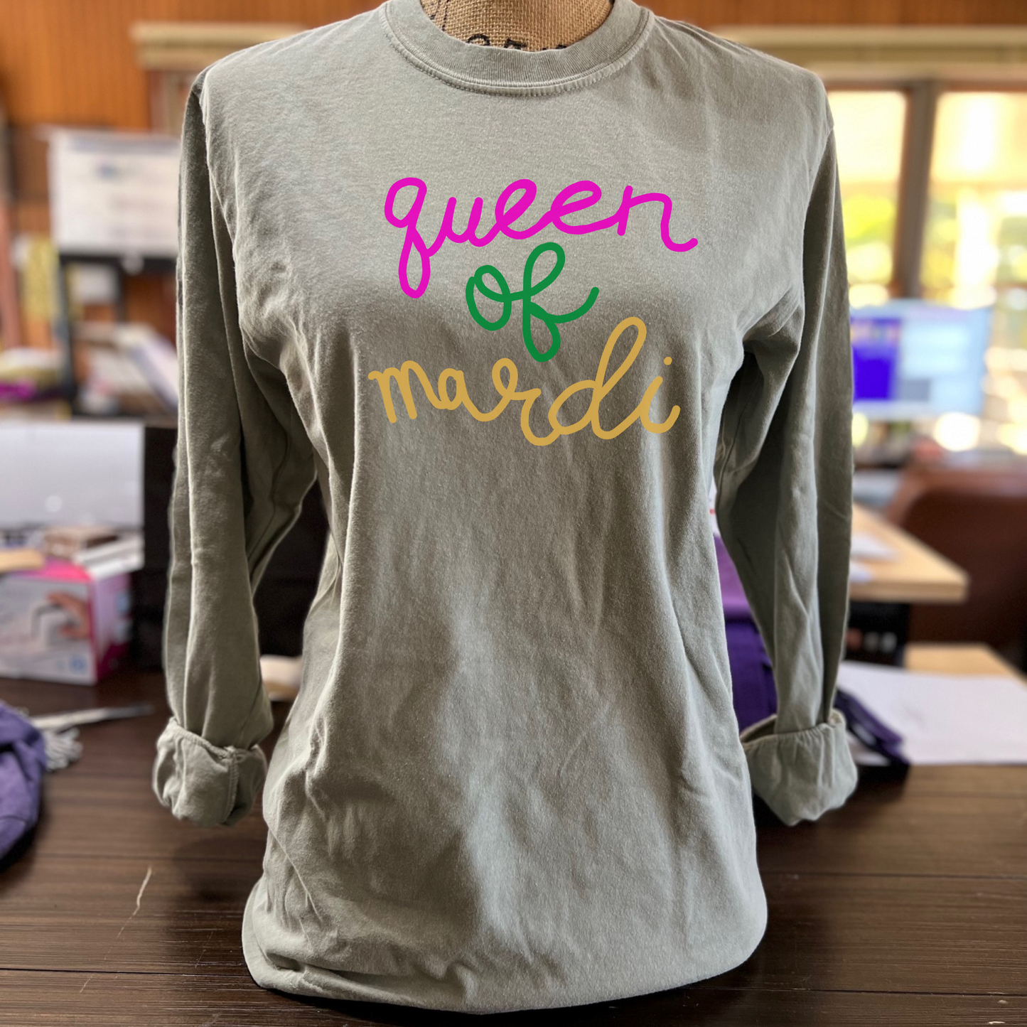 Mardi gras long sleeve T-shirts