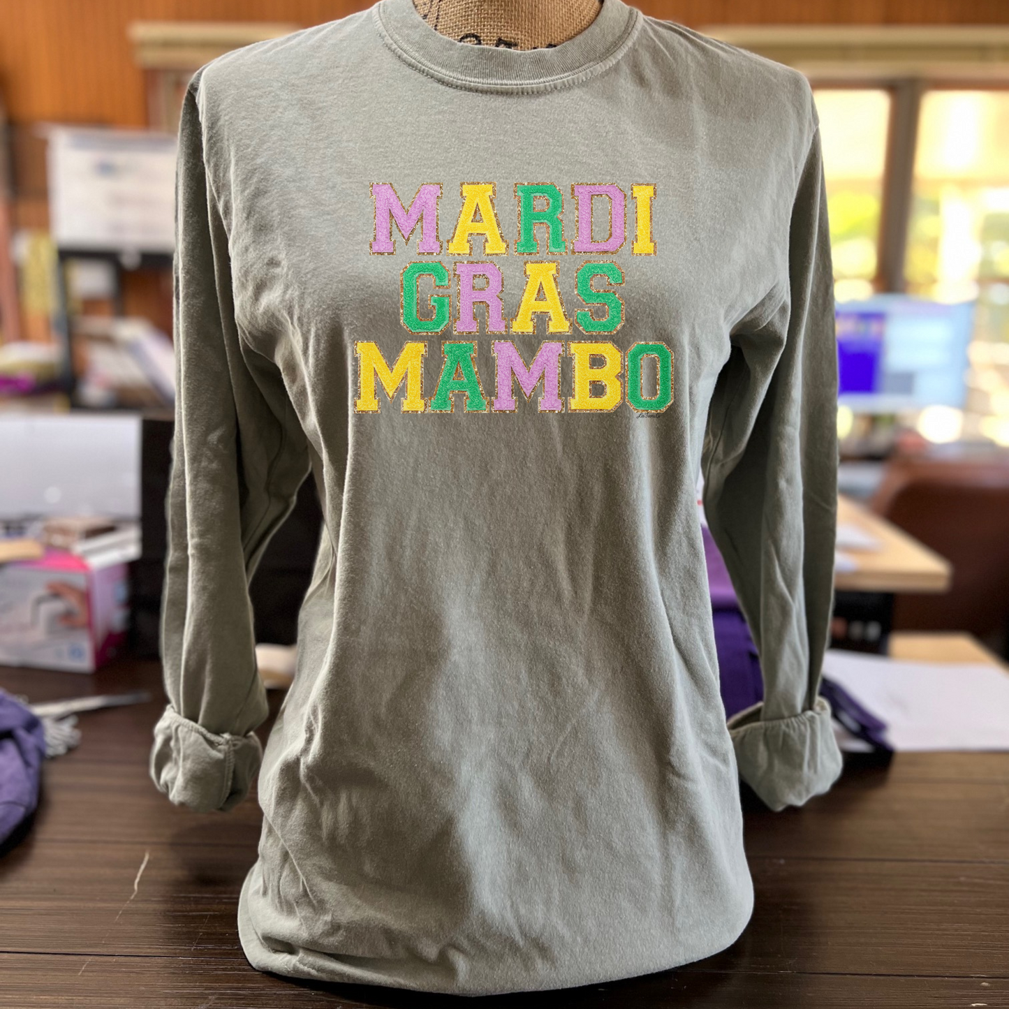 Mardi gras long sleeve T-shirts