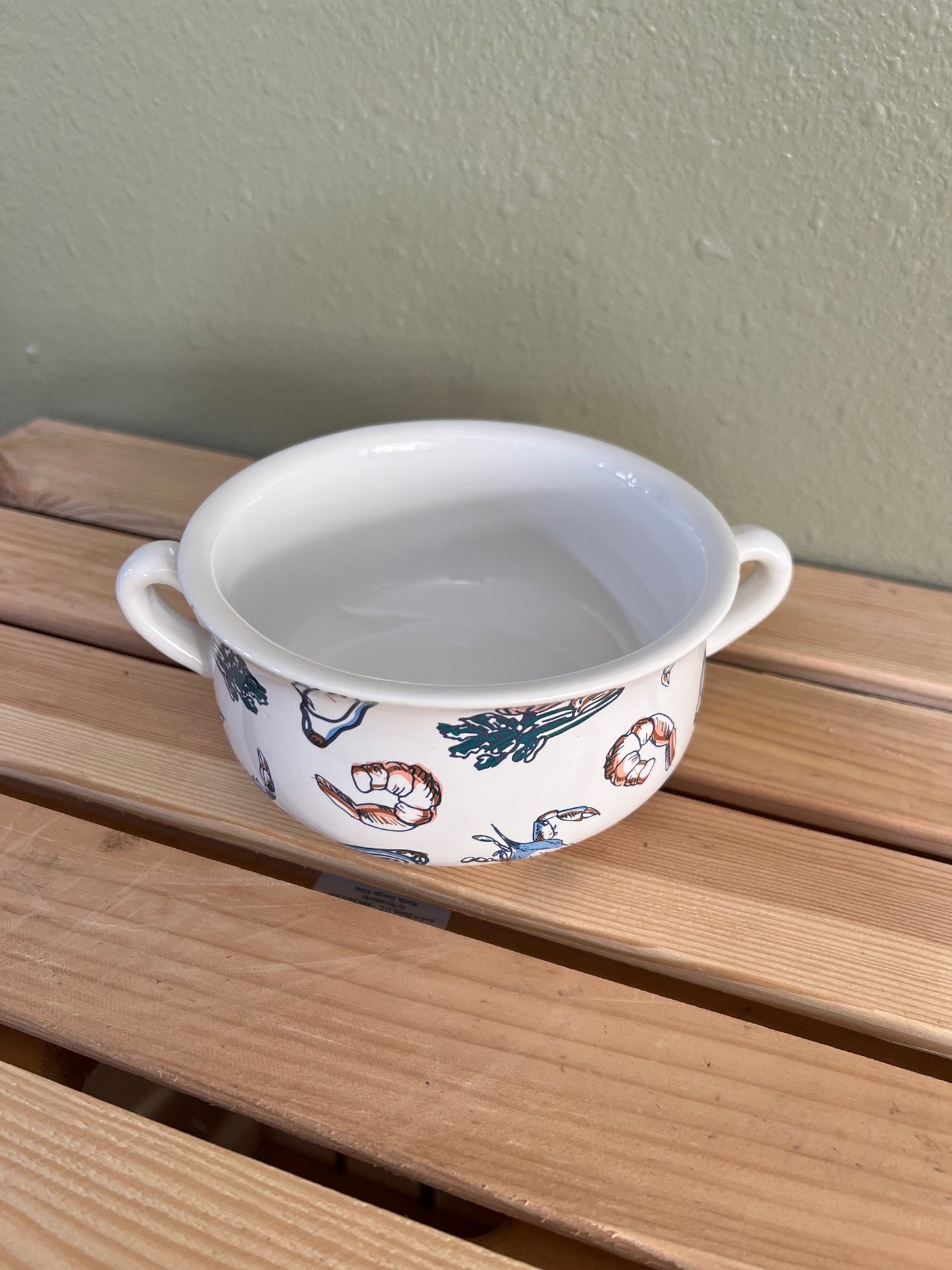 Louisiana theme bowel with handles