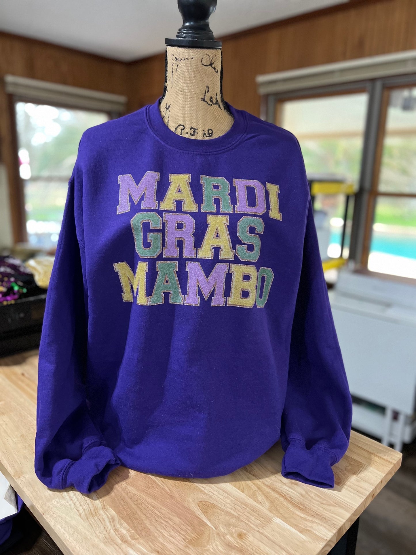 Mardi gras Mambo Sweatshirt