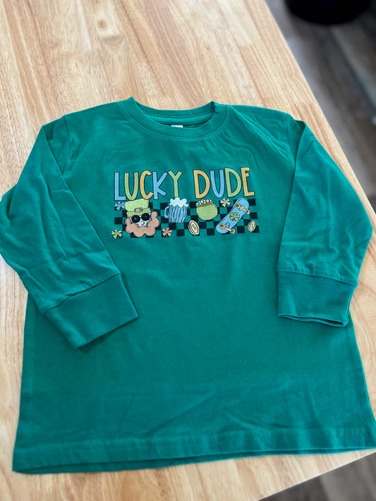 Lucky Dude toddler Long-sleeved T-shirt