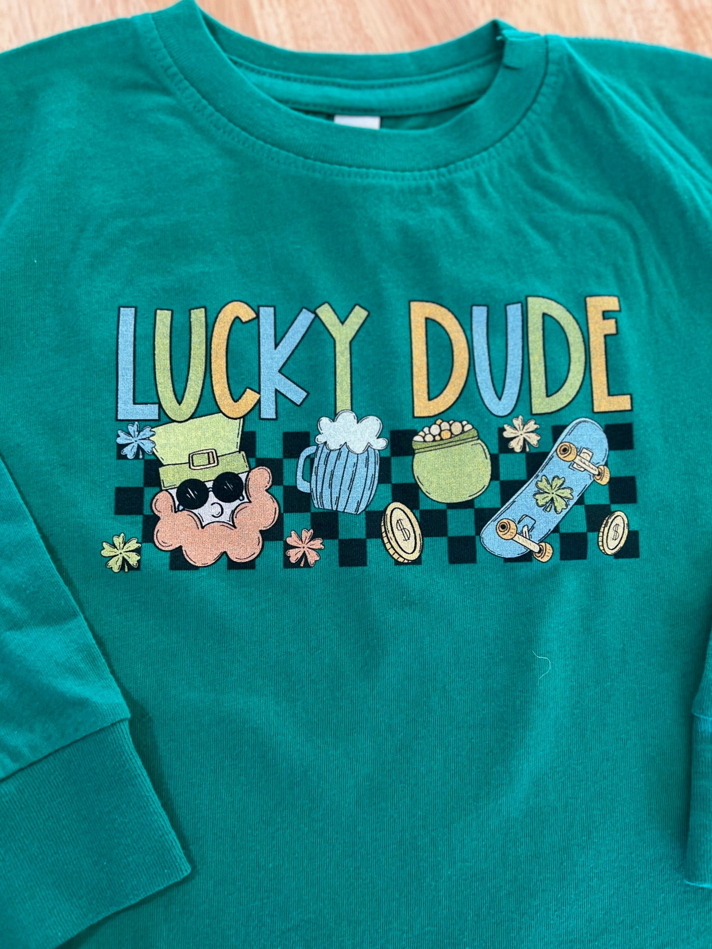 Lucky Dude toddler Long-sleeved T-shirt