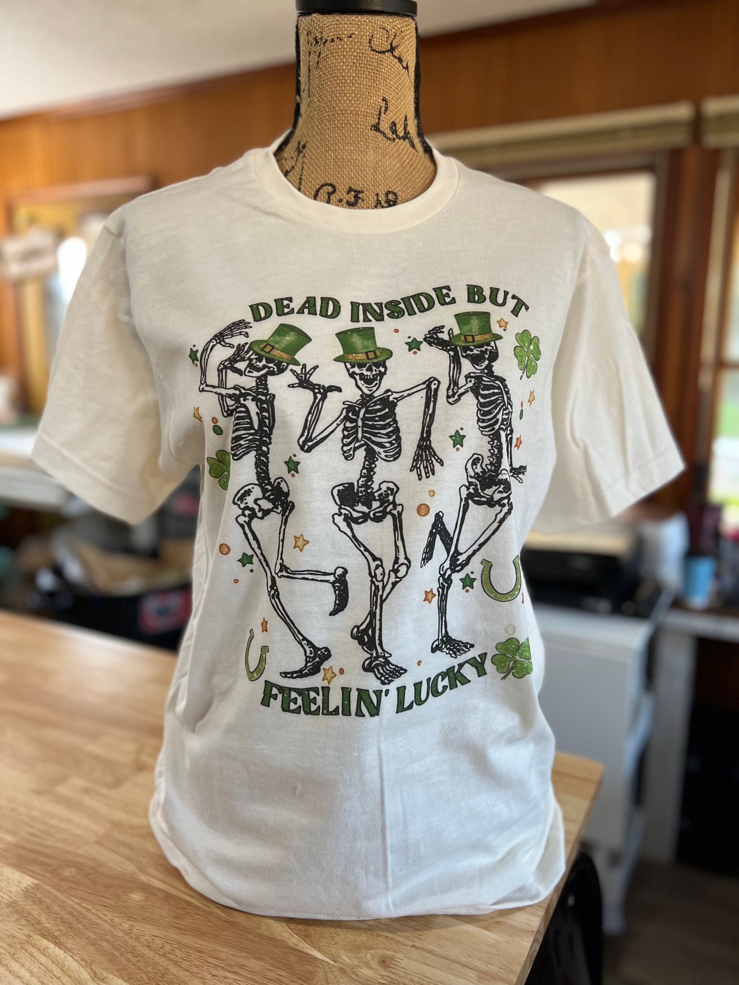 Skeleton Feelin Lucky T-shirt