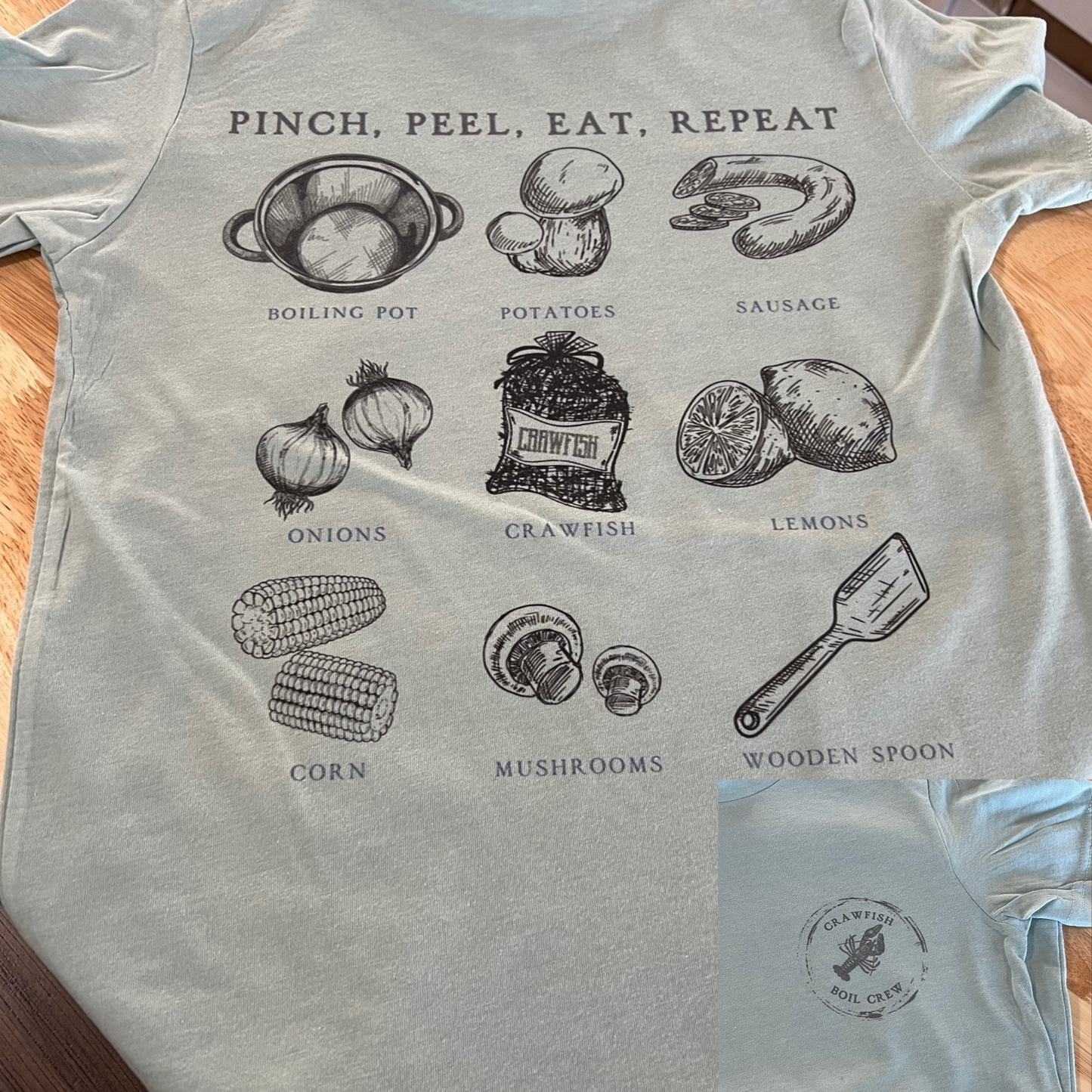 Kids Crawfish boil T-shirts!